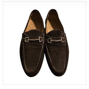 Gucci Vintage  Men's Brown Loafers
